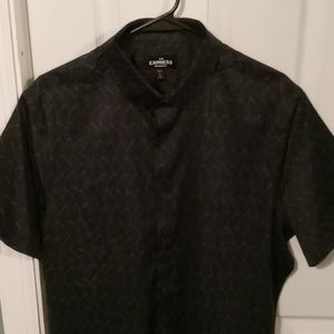 Express short sleeved casual button down